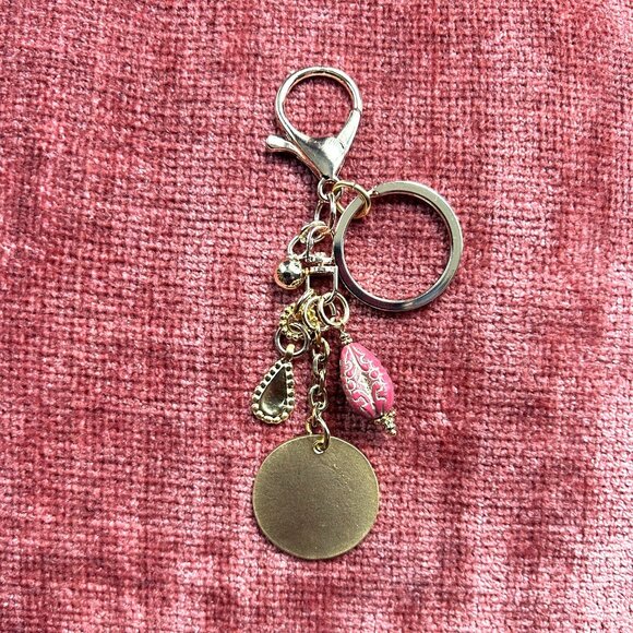 EARTHY MEDALLION Bag Charm Charm Gold - Picture 6 of 8